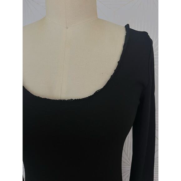 Isaac Mizrahi Black Maxi Goth Witch Dress Whimsigoth Dark Romance Small NWT $210 - Picture 5 of 14